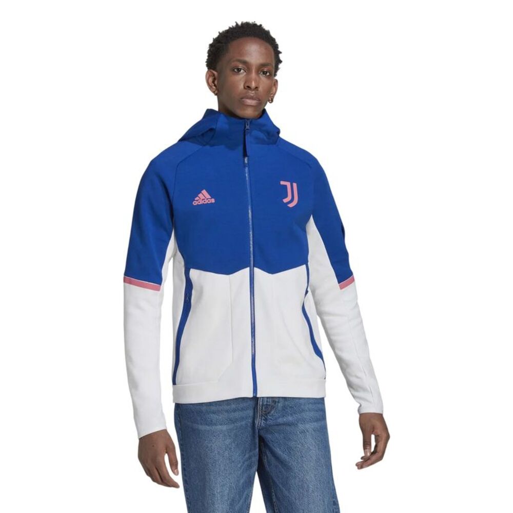 Adidas Mens 2022/23 Juventus FC Anthem Jacket / Blue